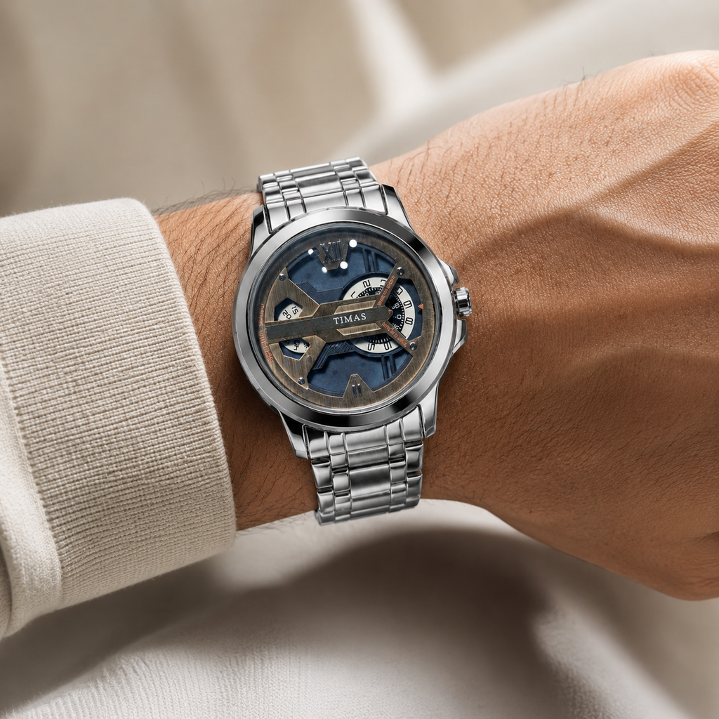Apex Fusion Skeleton Quartz Watch Men