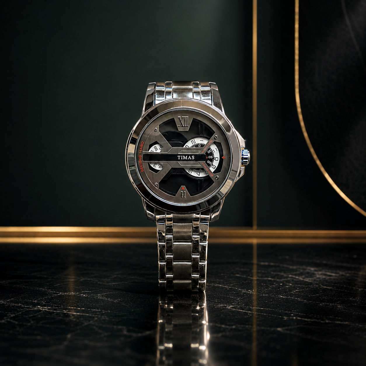 Apex Fusion Skeleton Quartz Watch Men