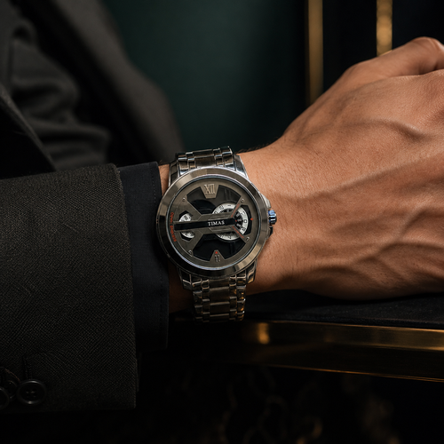 Apex Fusion Skeleton Quartz Watch Men