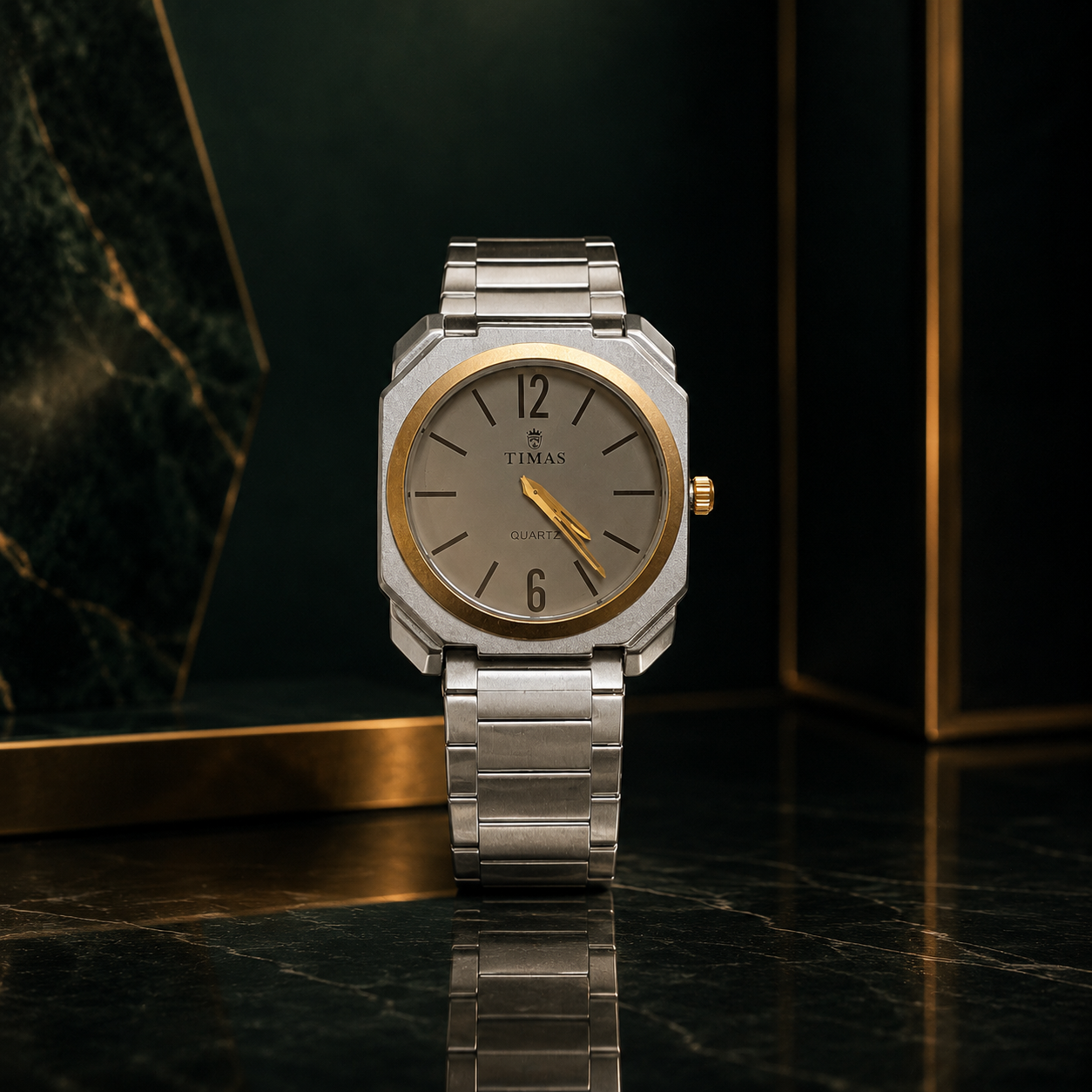 Classic Metal Strap Wrist Watch Men
